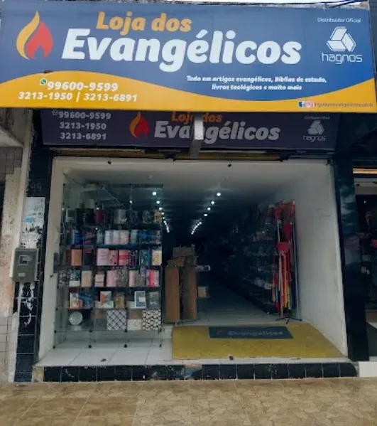 Fachada da Loja dos Evangélicos